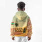 Mauritania Kid Hoodie - Sidi the Sahara Camel Cartoon and Desert Caravan Design