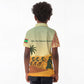 Mauritania Kid Polo Shirt - Sidi the Sahara Camel Cartoon and Desert Caravan Design