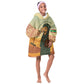 Mauritania Kid Wearable Blanket Hoodie - Sidi the Sahara Camel Cartoon and Desert Caravan Design