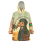Mauritania Kid Wearable Blanket Hoodie - Sidi the Sahara Camel Cartoon and Desert Caravan Design