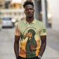 Mauritania Polo Shirt - Sidi the Sahara Camel Cartoon and Desert Caravan Design