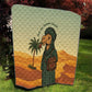 Mauritania Quilt - Sidi the Sahara Camel Cartoon and Desert Caravan Design
