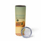 Mauritania Skinny Tumbler - Sidi the Sahara Camel Cartoon and Desert Caravan Design