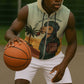 Mauritania Sleeveless Zip Hoodie - Sidi the Sahara Camel Cartoon and Desert Caravan Design - African Pride
