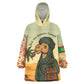 Mauritania Wearable Blanket Hoodie - Sidi the Sahara Camel Cartoon and Desert Caravan Design