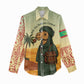 Mauritania Women Casual Shirt - Sidi the Sahara Camel Cartoon and Desert Caravan Design