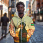 Mauritania Zip Hoodie - Sidi the Sahara Camel Cartoon and Desert Caravan Design