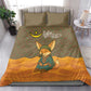 Mauritania Bedding Set - Cute Fennec Fox and Arabic Calligraphy Desert Design