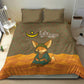 Mauritania Bedding Set - Cute Fennec Fox and Arabic Calligraphy Desert Design