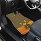 Mauritania Car Mats - Cute Fennec Fox and Arabic Calligraphy Desert Design