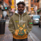 Mauritania Hoodie - Cute Fennec Fox and Arabic Calligraphy Desert Design