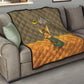 Mauritania Quilt - Cute Fennec Fox and Arabic Calligraphy Desert Design