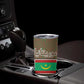 Mauritania Tumbler Cup - Cute Fennec Fox and Arabic Calligraphy Desert Design