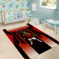 Personalized Egypt Soccer Sobek Crocodile Mascot Area Rug Pharaoh Mascot Egyptian Hieroglyphic