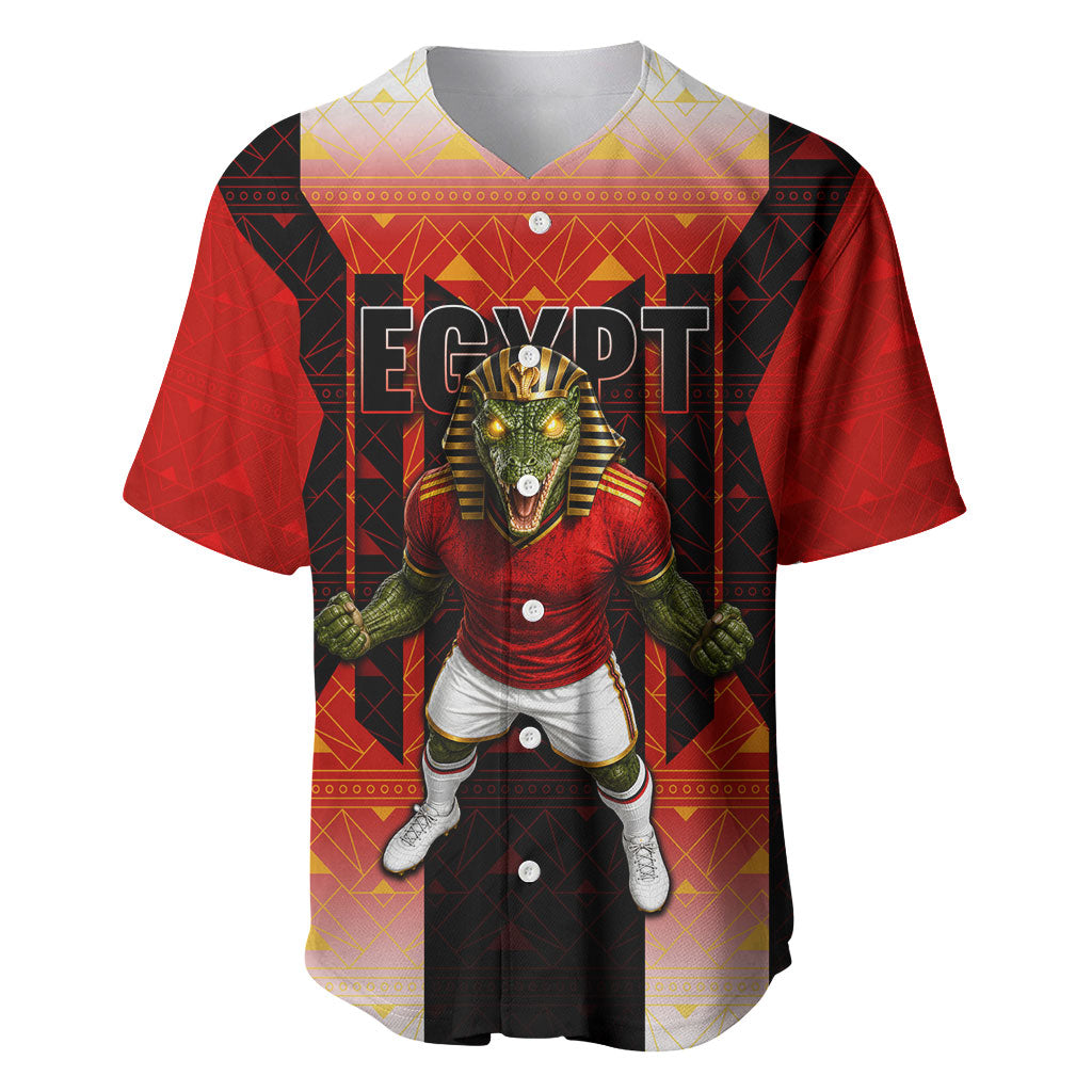 Personalized Egypt Soccer Sobek Crocodile Mascot Baseball Jersey Pharaoh Mascot Egyptian Hieroglyphic