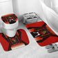 Personalized Egypt Soccer Sobek Crocodile Mascot Bathroom Set Pharaoh Mascot Egyptian Hieroglyphic
