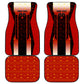 Personalized Egypt Soccer Sobek Crocodile Mascot Car Mats Pharaoh Mascot Egyptian Hieroglyphic
