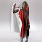 Personalized Egypt Soccer Sobek Crocodile Mascot Hooded Blanket Pharaoh Mascot Egyptian Hieroglyphic