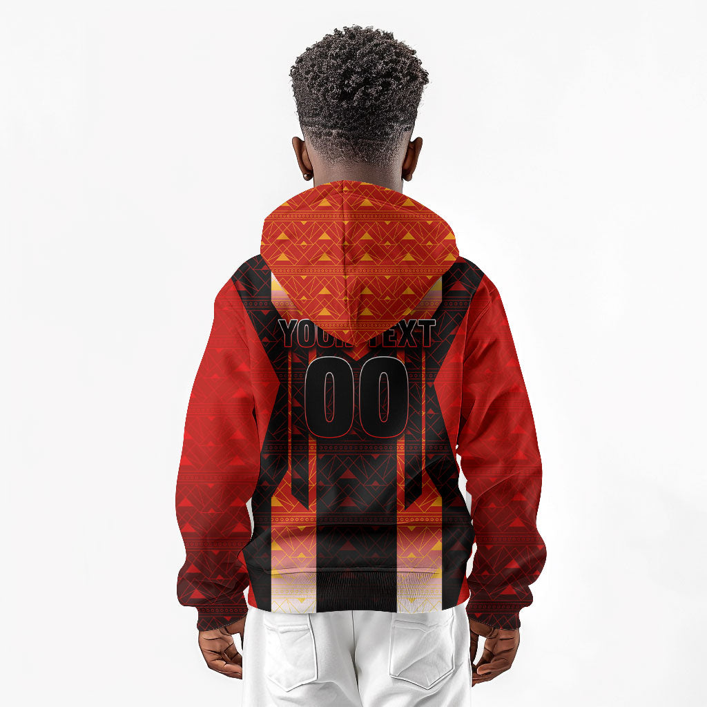 Personalized Egypt Soccer Sobek Crocodile Mascot Kid Hoodie Pharaoh Mascot Egyptian Hieroglyphic