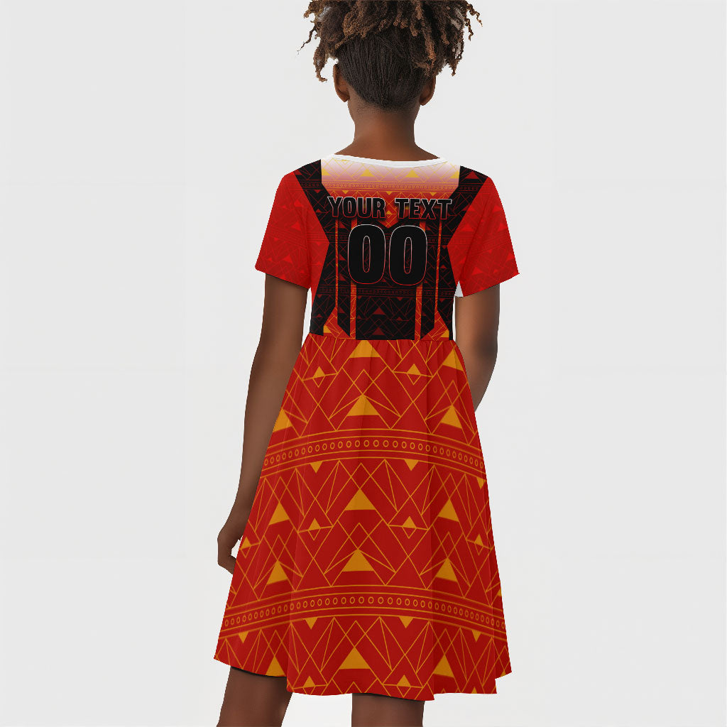 Personalized Egypt Soccer Sobek Crocodile Mascot Kid Short Sleeve Dress Pharaoh Mascot Egyptian Hieroglyphic