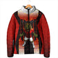 Personalized Egypt Soccer Sobek Crocodile Mascot Padded Jacket Pharaoh Mascot Egyptian Hieroglyphic