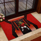 Personalized Egypt Soccer Sobek Crocodile Mascot Rubber Doormat Pharaoh Mascot Egyptian Hieroglyphic