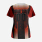 Personalized Egypt Soccer Sobek Crocodile Mascot Scrub Top Pharaoh Mascot Egyptian Hieroglyphic