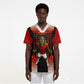Personalized Egypt Soccer Sobek Crocodile Mascot Scrub Top Pharaoh Mascot Egyptian Hieroglyphic