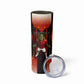 Personalized Egypt Soccer Sobek Crocodile Mascot Skinny Tumbler Pharaoh Mascot Egyptian Hieroglyphic