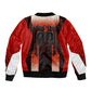 Personalized Egypt Soccer Sobek Crocodile Mascot Sleeve Zip Bomber Jacket Pharaoh Mascot Egyptian Hieroglyphic