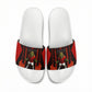 Personalized Egypt Soccer Sobek Crocodile Mascot Slide Sandals Pharaoh Mascot Egyptian Hieroglyphic