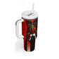 Personalized Egypt Soccer Sobek Crocodile Mascot Tumbler With Handle Pharaoh Mascot Egyptian Hieroglyphic