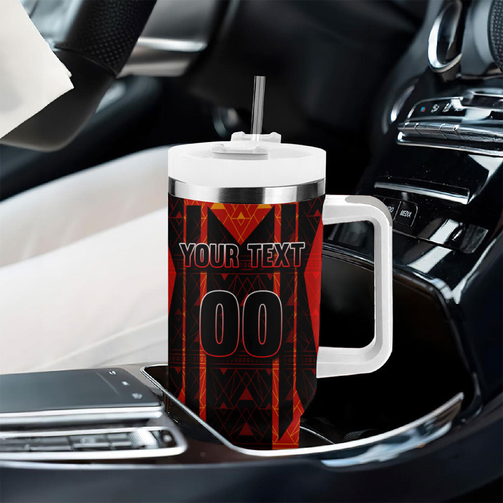 Personalized Egypt Soccer Sobek Crocodile Mascot Tumbler With Handle Pharaoh Mascot Egyptian Hieroglyphic