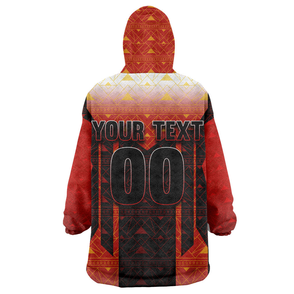 Personalized Egypt Soccer Sobek Crocodile Mascot Wearable Blanket Hoodie Pharaoh Mascot Egyptian Hieroglyphic