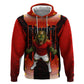 Personalized Egypt Soccer Sobek Crocodile Mascot Zip Hoodie Pharaoh Mascot Egyptian Hieroglyphic