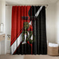 Personalized Egypt Soccer Sobek Crocodile Mascot Bathroom Set Ancient Egyptian Hieroglyphic Stripe