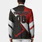 Personalized Egypt Soccer Sobek Crocodile Mascot Blazer Ancient Egyptian Hieroglyphic Stripe