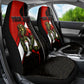 Personalized Egypt Soccer Sobek Crocodile Mascot Car Seat Cover Ancient Egyptian Hieroglyphic Stripe