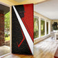 Personalized Egypt Soccer Sobek Crocodile Mascot Door Cover Ancient Egyptian Hieroglyphic Stripe