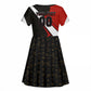 Personalized Egypt Soccer Sobek Crocodile Mascot Kid Short Sleeve Dress Ancient Egyptian Hieroglyphic Stripe