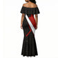 Personalized Egypt Soccer Sobek Crocodile Mascot Mermaid Dress Ancient Egyptian Hieroglyphic Stripe