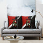 Personalized Egypt Soccer Sobek Crocodile Mascot Pillow Cover Ancient Egyptian Hieroglyphic Stripe