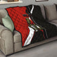 Personalized Egypt Soccer Sobek Crocodile Mascot Quilt Ancient Egyptian Hieroglyphic Stripe