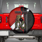 Personalized Egypt Soccer Sobek Crocodile Mascot Spare Tire Cover Ancient Egyptian Hieroglyphic Stripe