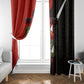 Personalized Egypt Soccer Sobek Crocodile Mascot Window Curtain Ancient Egyptian Hieroglyphic Stripe