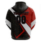 Personalized Egypt Soccer Sobek Crocodile Mascot Zip Hoodie Ancient Egyptian Hieroglyphic Stripe