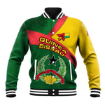Guinea Bissau Baseball Jacket Green Yellow Red Swirl - African Pride