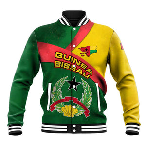 Guinea Bissau Baseball Jacket Green Yellow Red Swirl - African Pride