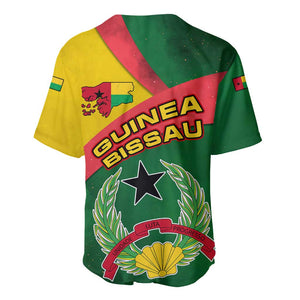 Guinea Bissau Baseball Jersey Green Yellow Red Swirl - African Pride