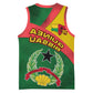 Guinea Bissau Basketball Jersey Green Yellow Red Swirl - African Pride